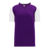 Athletic Knit V-Neck Baseball Jersey with Contrasting Shoulders (BA1375)